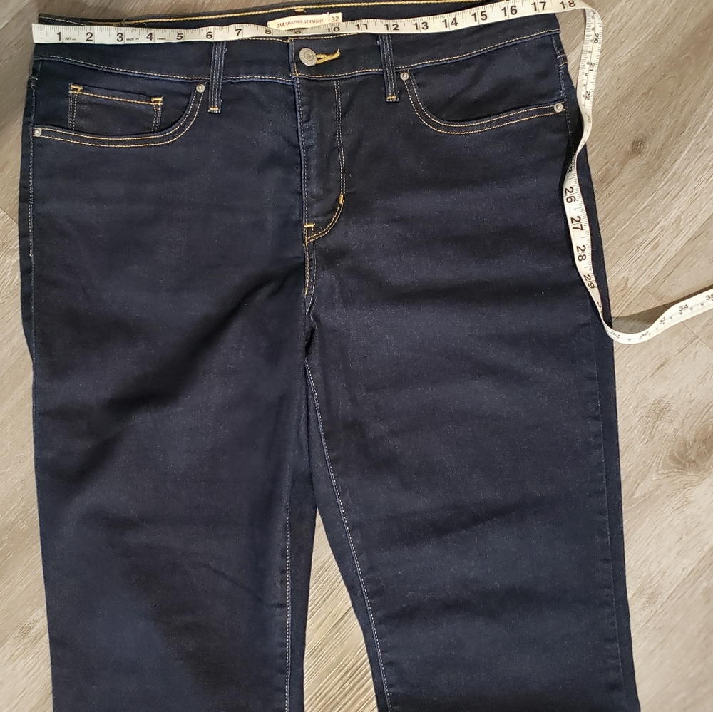 Levi Strauss & Co. 314 Shaping Straight Jeans Size 32 - Picture 3 of 12